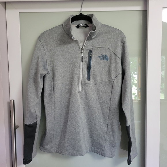 The North Face Other - The North Face Gray Soft Shell 1/4 Zip Sweater